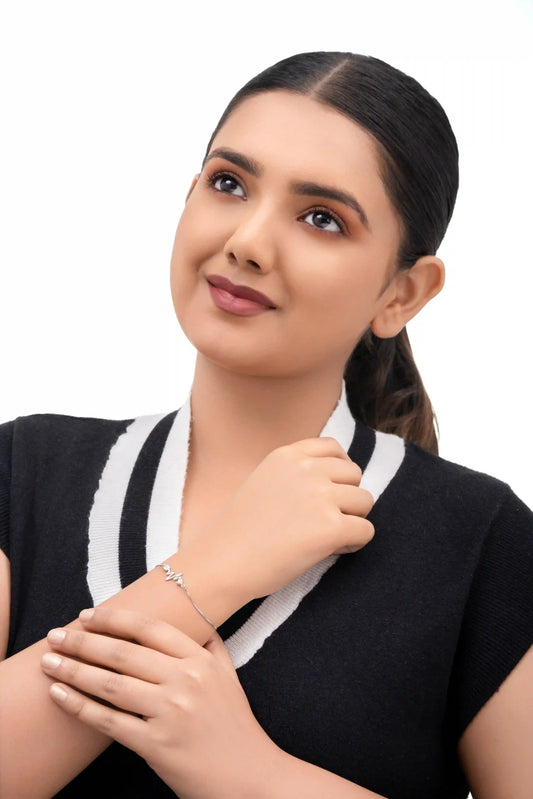 Heart’s Echo Bracelet - 925 Silver