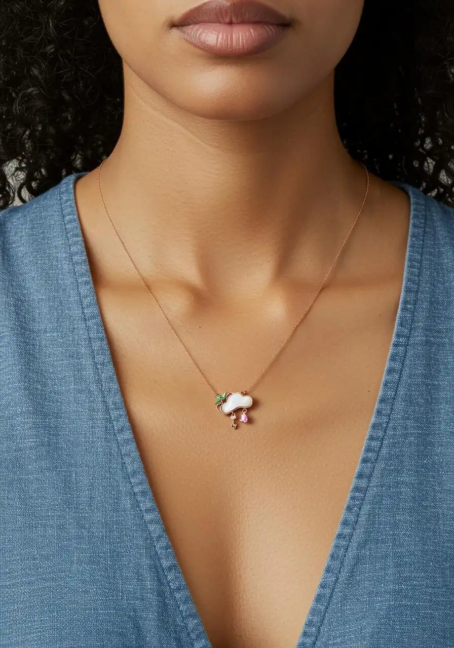 The Celestial Charm Necklace - 925 Silver