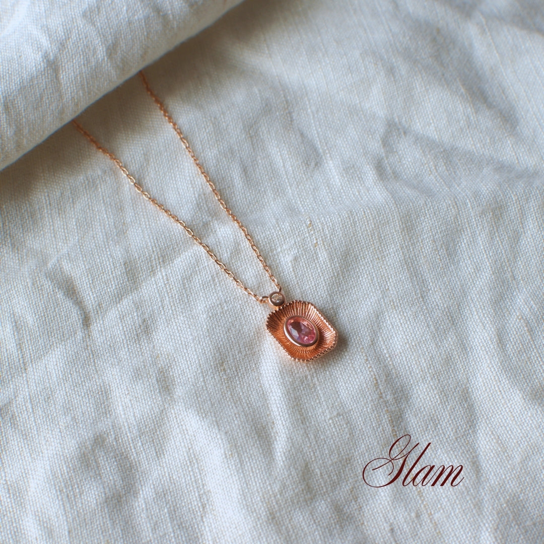 Sunlit Aura Pendant Necklace