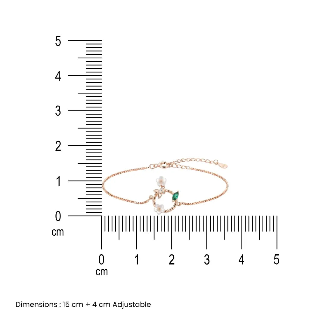 Nature's Elegance Bracelet - 925 Silver