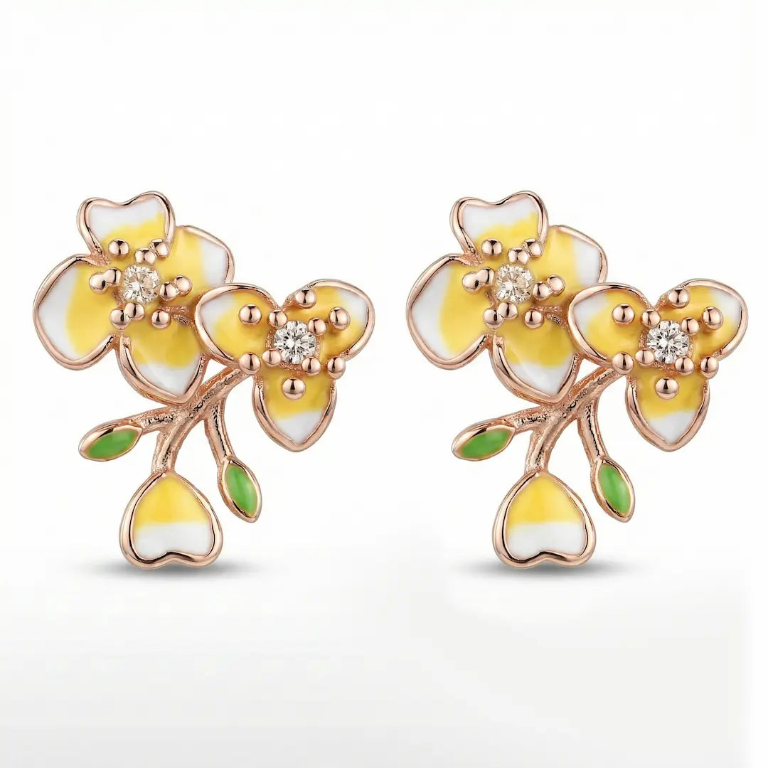 Bloom Grace Earrings - 925 Silver