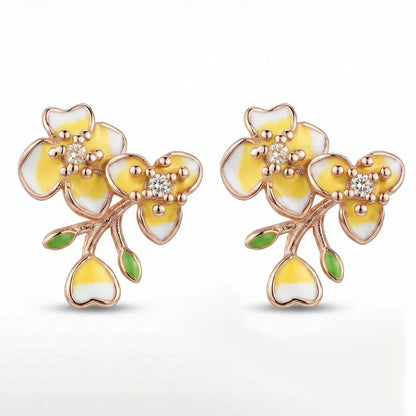 Bloom Grace Earrings - 925 Silver