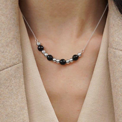 Midnight Orbit Necklace - 925 Silver