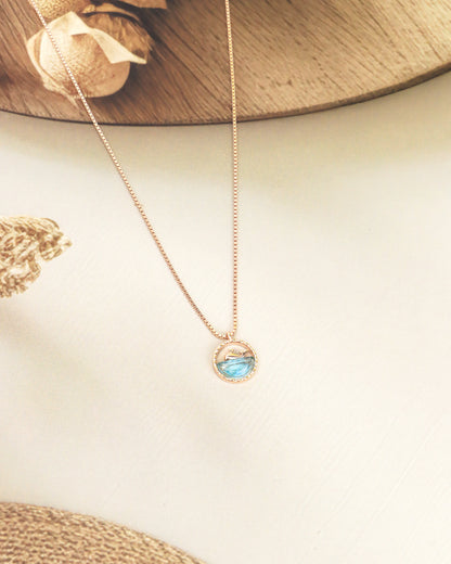 Dolphin Dancing Chain Necklace - 925 Silver