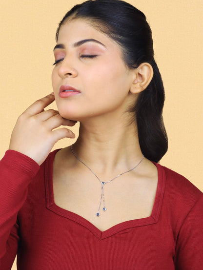 Cascade of Hearts Necklace - 925 Silver