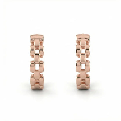 Statement Crossover Sparkle Hoops Earrings - 925 Silver