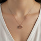 Golden Scroll Necklace - 925 Silver