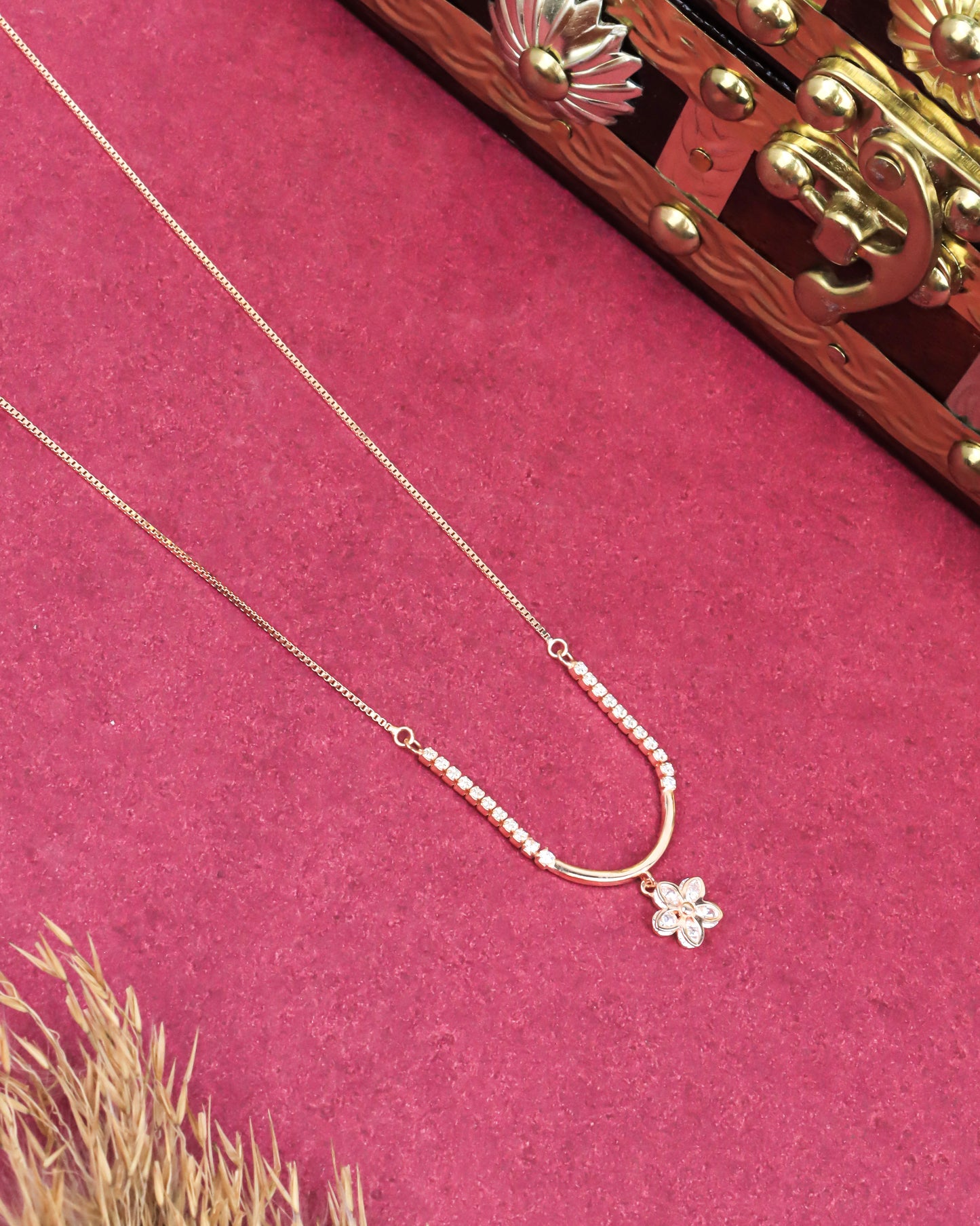 Blossom Gleam Necklace - 925 Silver