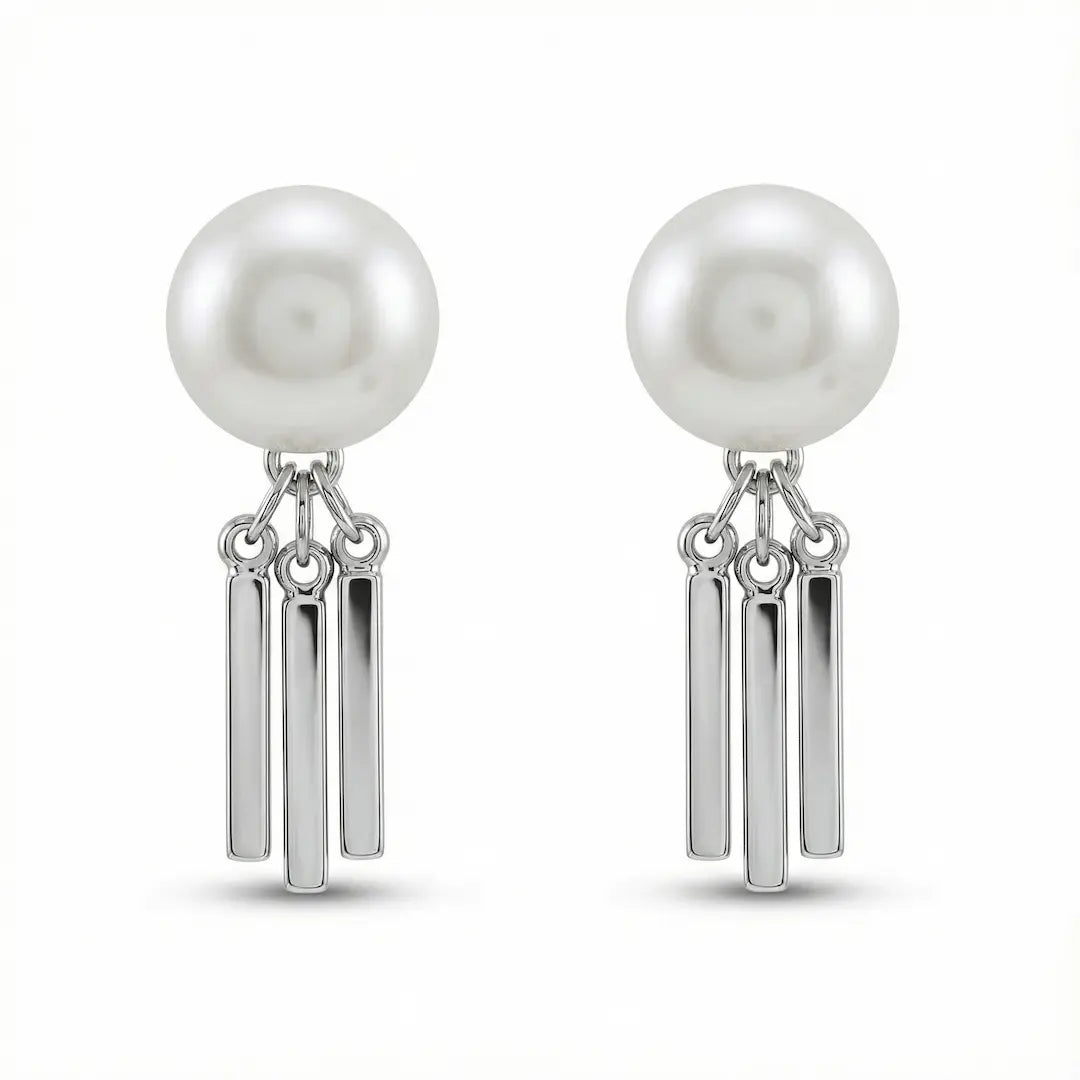 Silver Rhythm Studs - 925 Silver