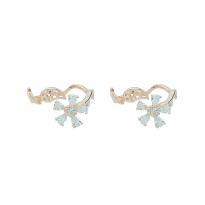 Blossom Sparkle 925 Silver Adjustable Toe Ring