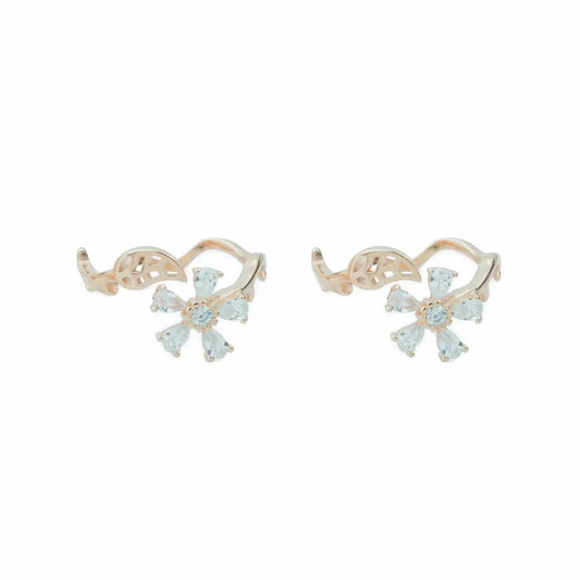 Blossom Sparkle 925 Silver Adjustable Toe Ring