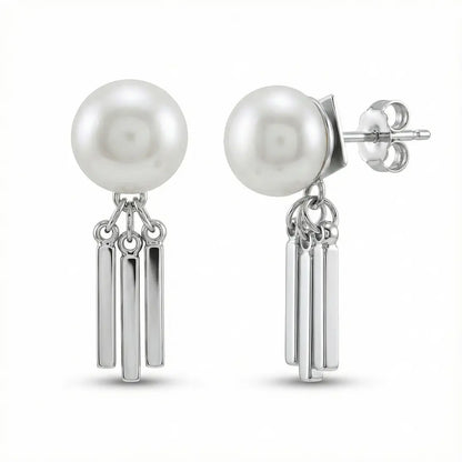 Silver Rhythm Studs - 925 Silver