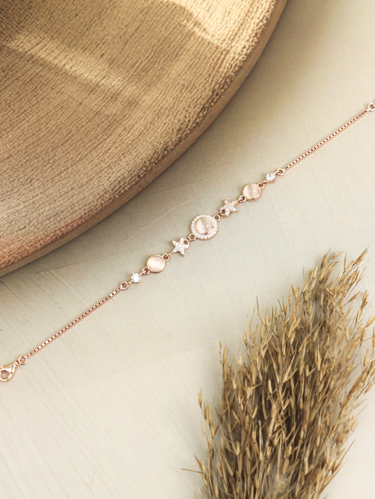 Stellar Blush Bracelet - 925 Silver