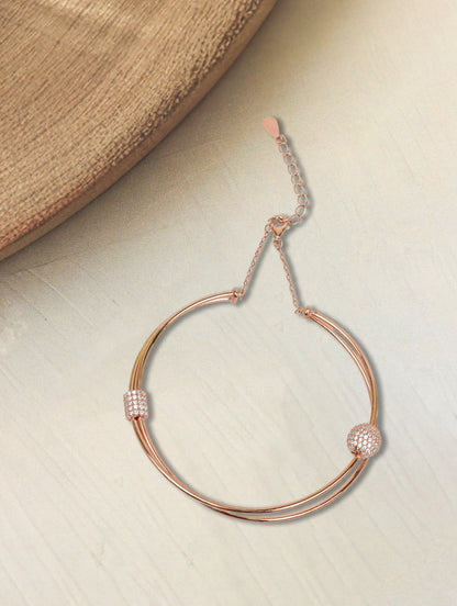 Aurora Luxe Cuff Bracelet - 925 Silver