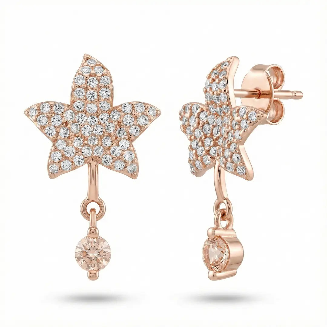 The Celestia Bloom Earrings -925 Silver