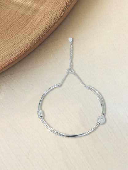 Celestia Curve Bracelet - 925 Silver
