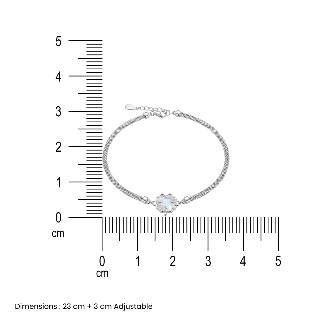 Lucky Charm Silver Anklet - 925 Silver