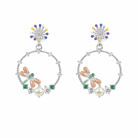 Aurora Garden Bracelet Earrings - 925 Silver