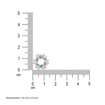 The Pastel Bloom Earrings - 925 Silver