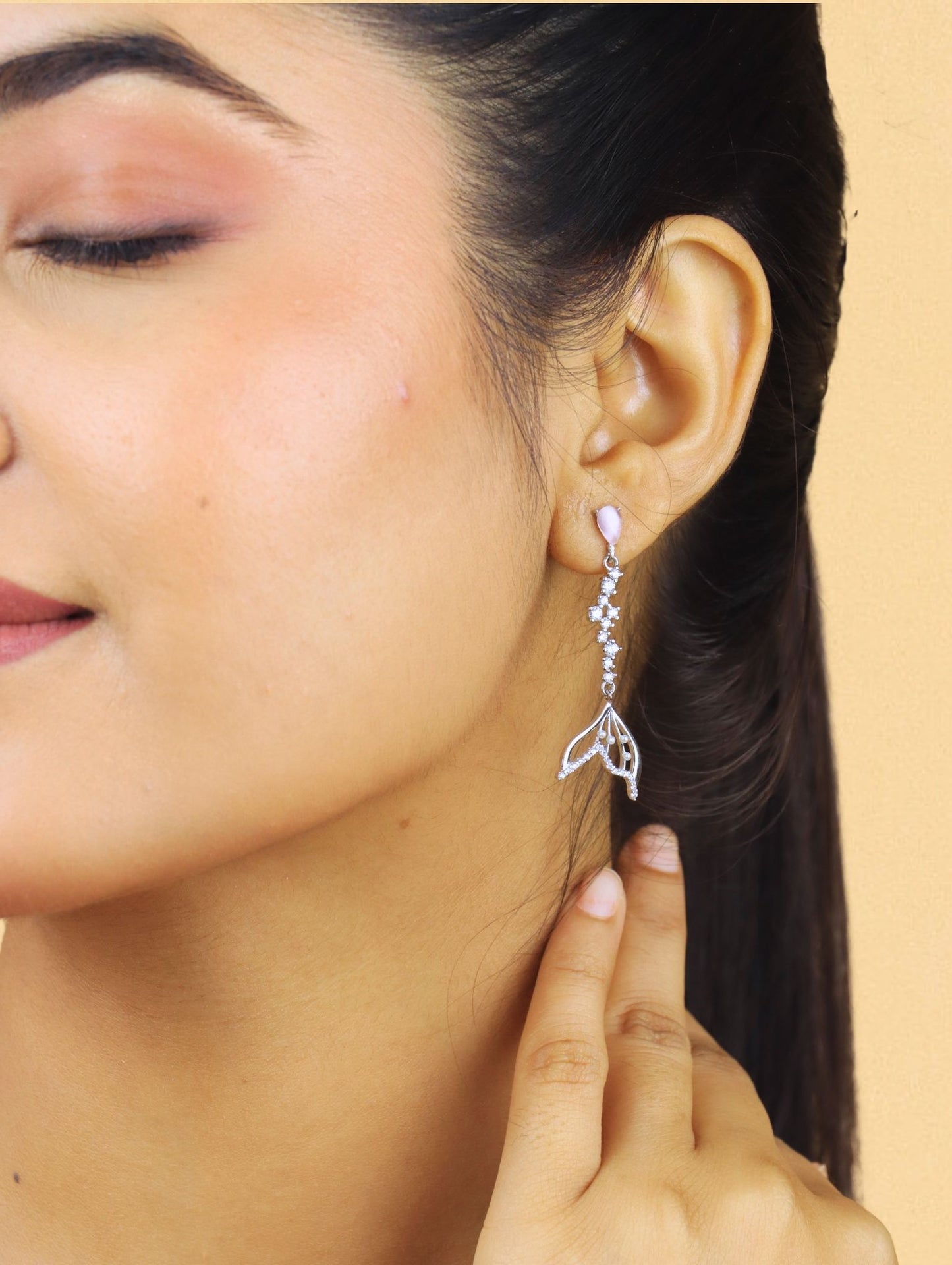 Mermaid Whisper Earrings - 925 Silver