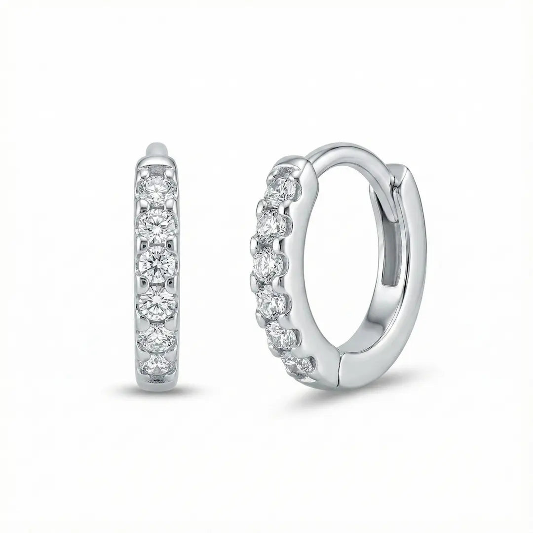 The Luma Mini Spark Hoops Earrings  - 925 Silver