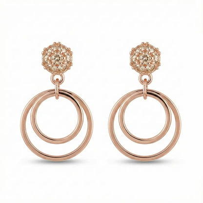 The Ethereal Orbit Earrings - 925 Silver