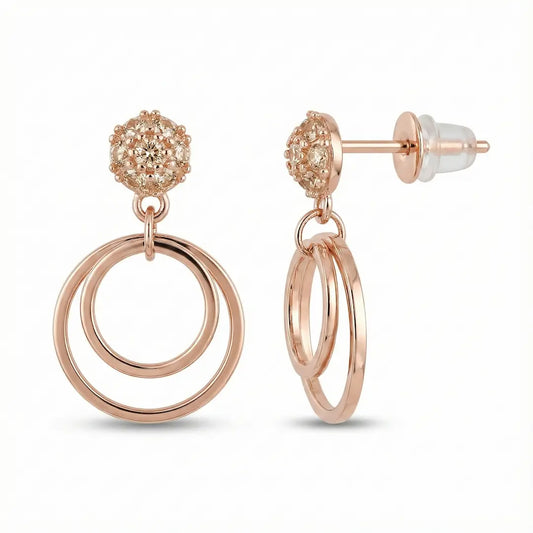 The Ethereal Orbit Earrings - 925 Silver