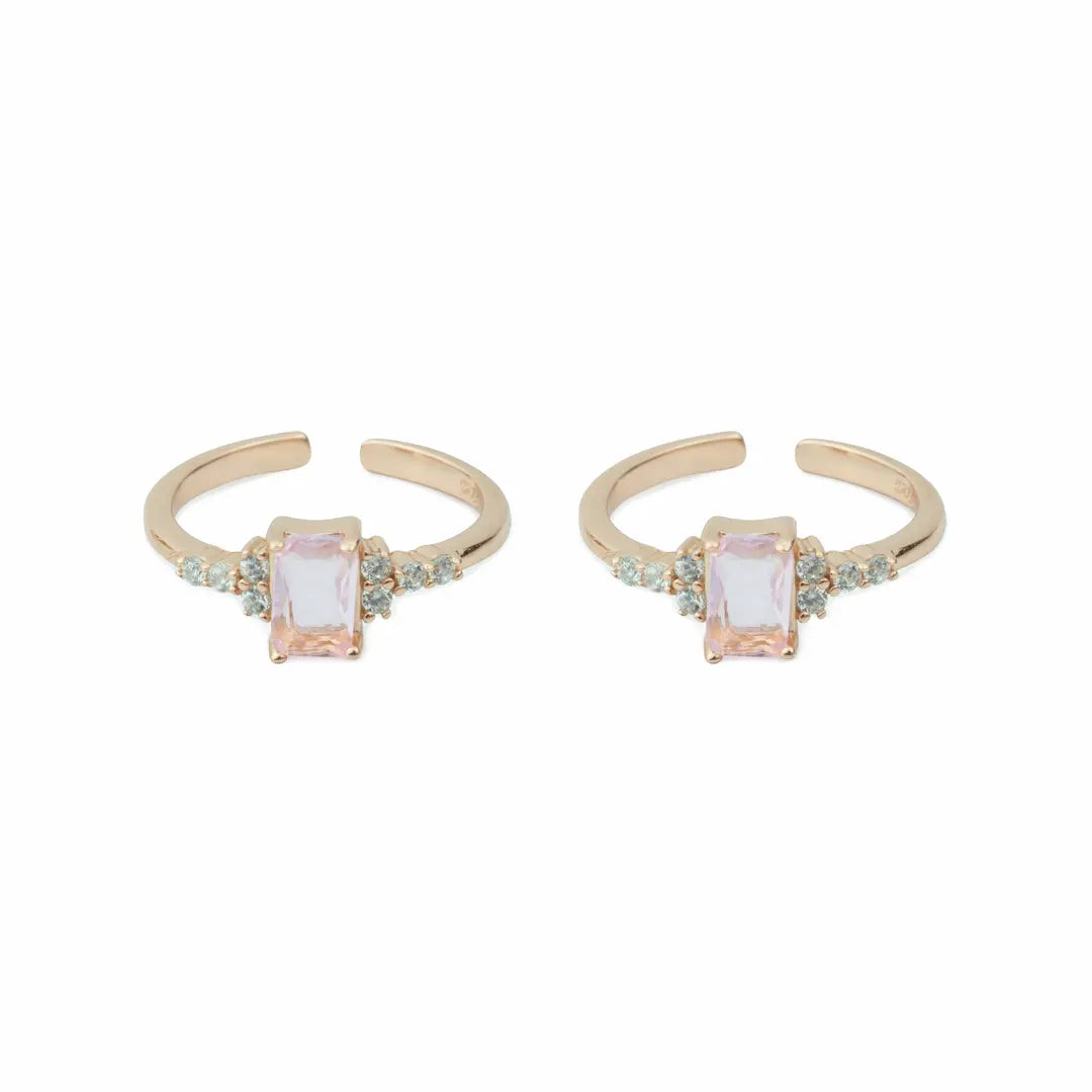 Aura Bloom 925 Silver Adjustable Toe Ring