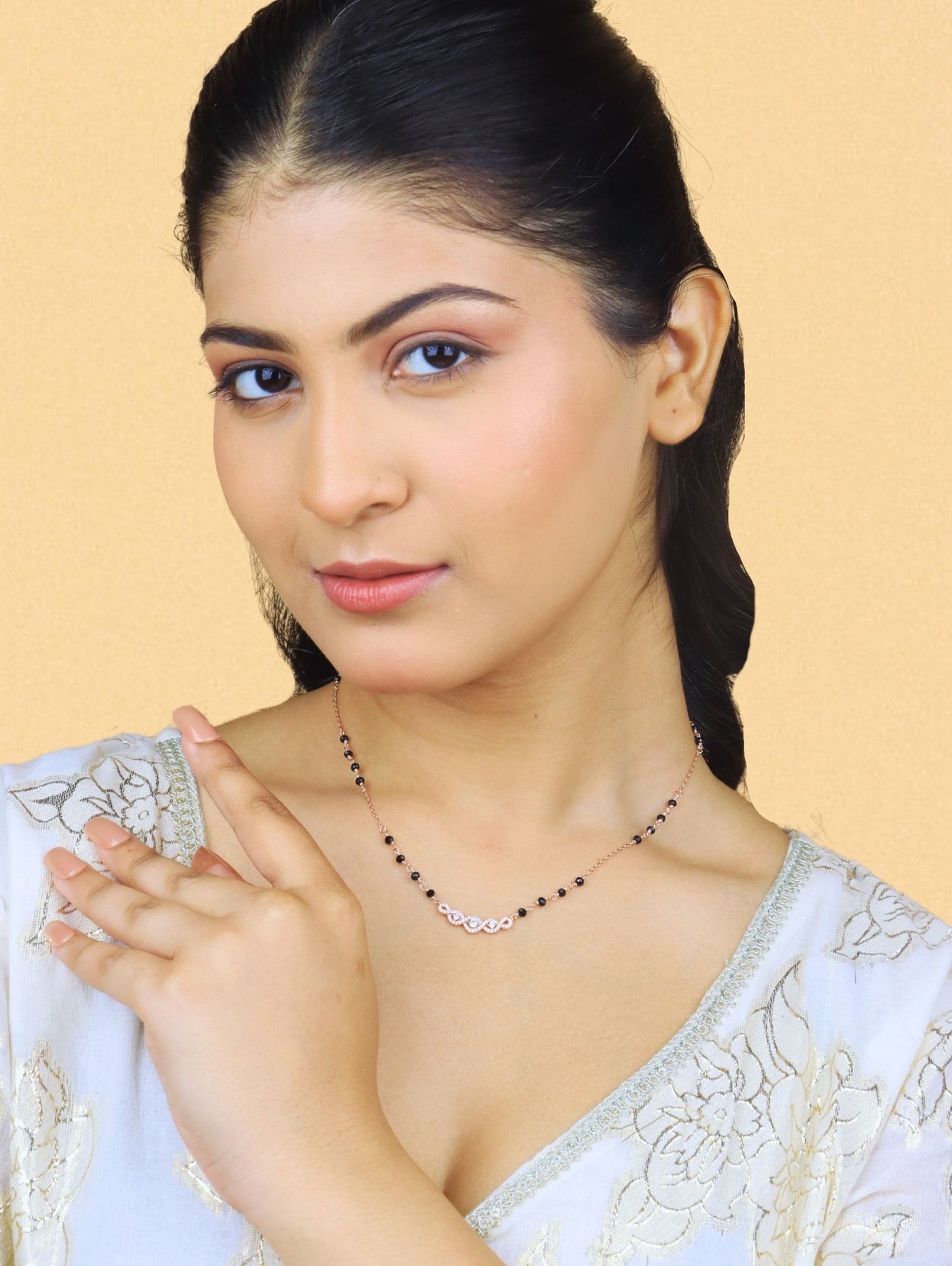 Eternal Grace Mangalsutra Necklace - 925 Silver