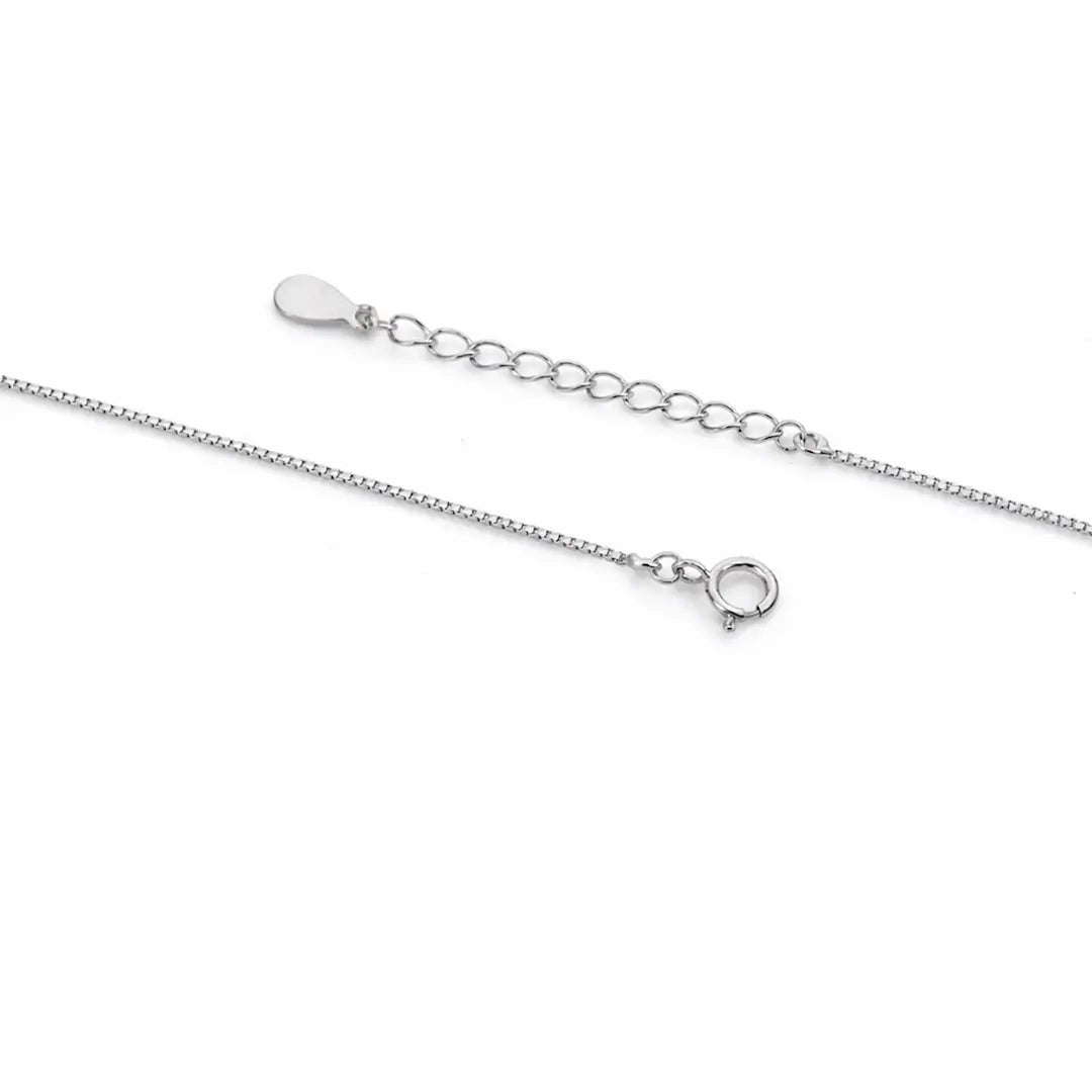 Graceful 925 Silver Majestic Eagle Wings Adjustable Pendant Chain