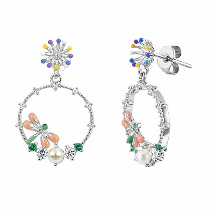 Aurora Garden Bracelet Earrings - 925 Silver