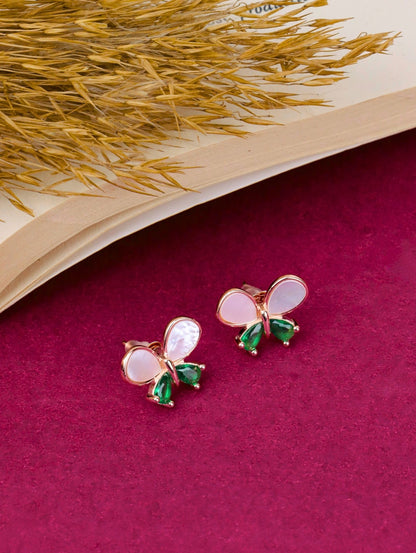 Flutter Gleam Studs - 925 Silver