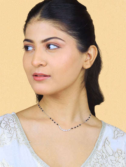 Twilight Vine Mangalsutra Necklace - 925 Silver