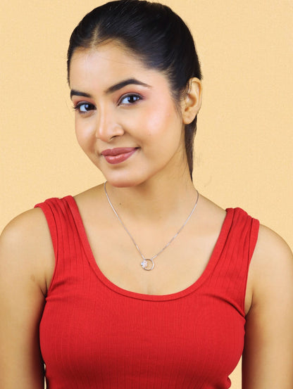 Celestial Bloom Necklace - 925 Silver