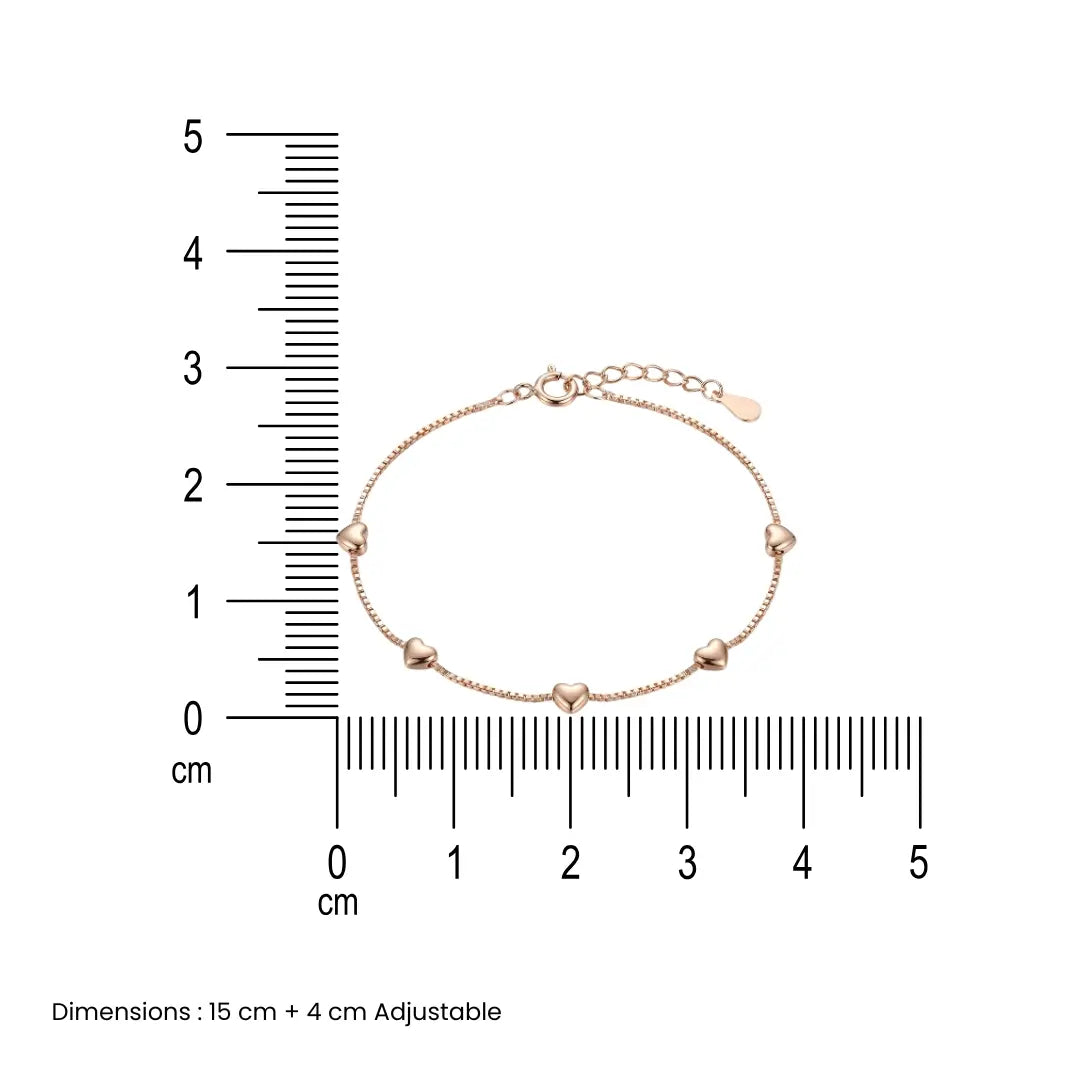 Heartfelt Bracelet - 925 silver