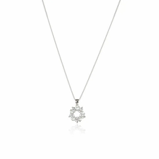 Celestia Bloom 925 Silver Adjustable Necklace