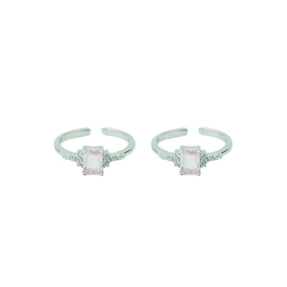 Aura Bloom 925 Silver Adjustable Toe Ring