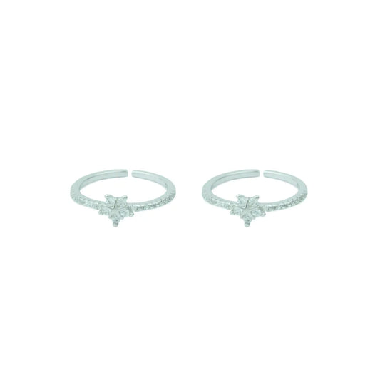Starlume Adjustable Toe Ring-925 Silver