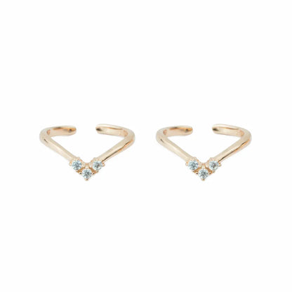 Aurelle Heart 925 Silver Adjustable Toe Ring