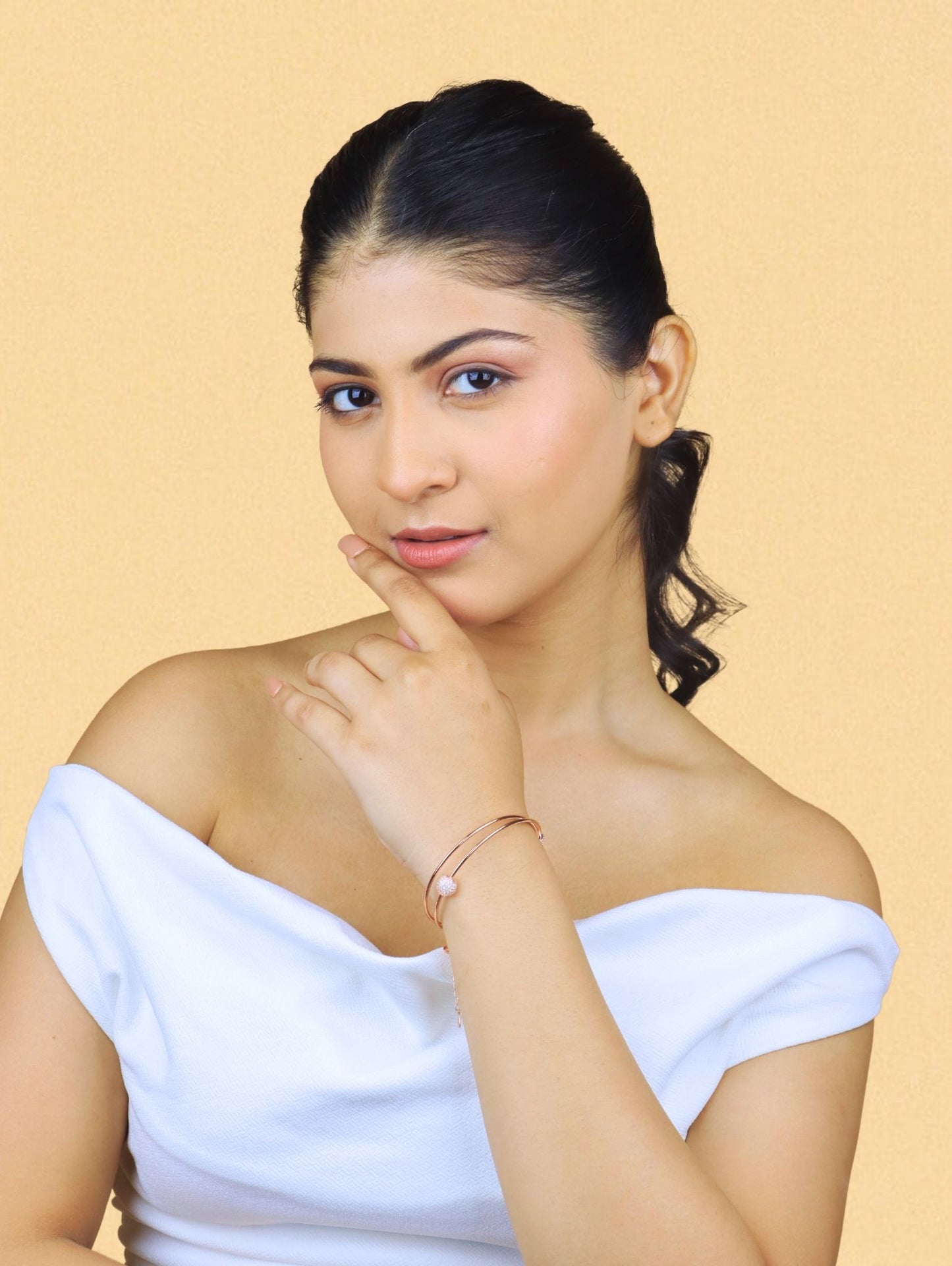 Aurora Luxe Cuff Bracelet - 925 Silver