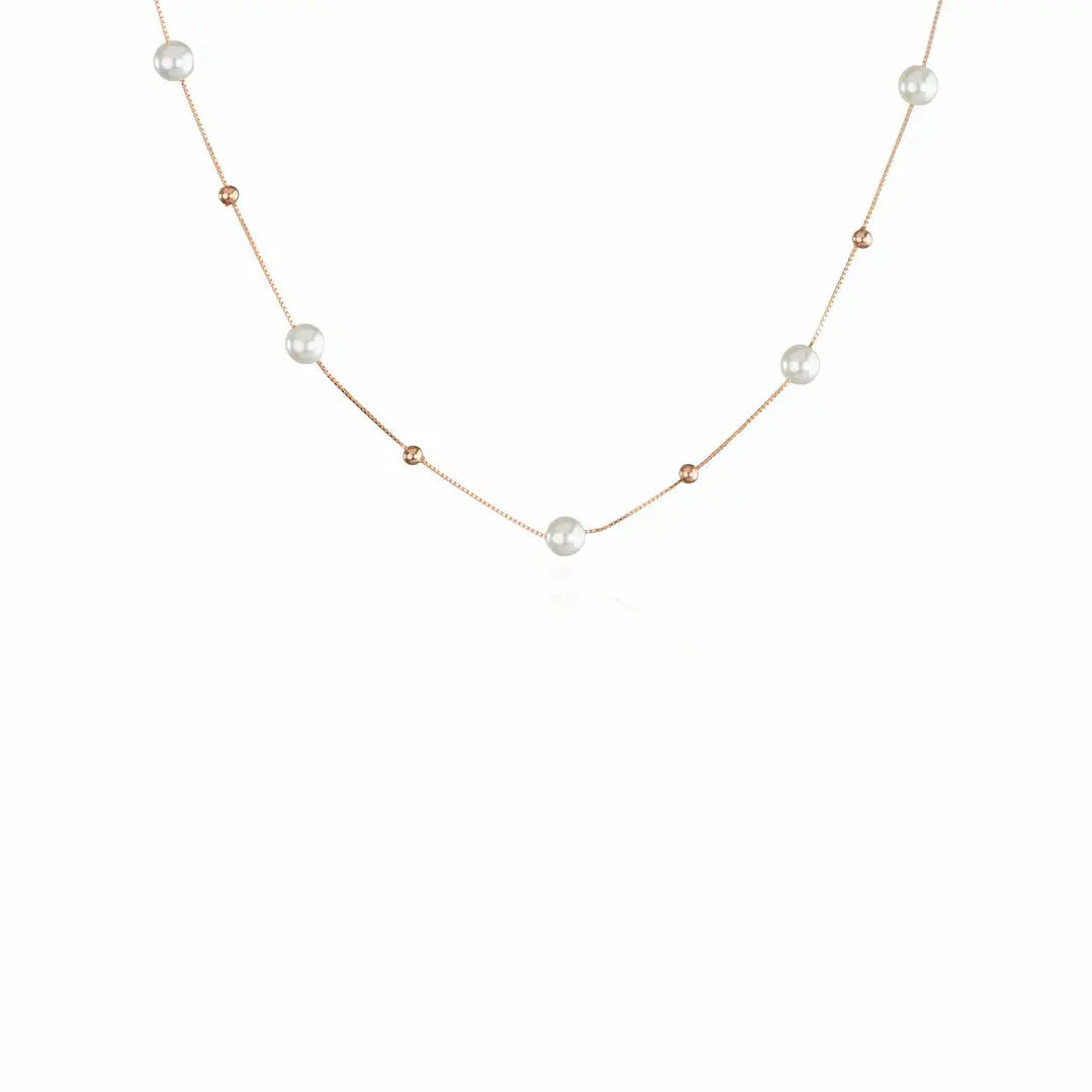 Pearl Grace Necklace - 925 Silver