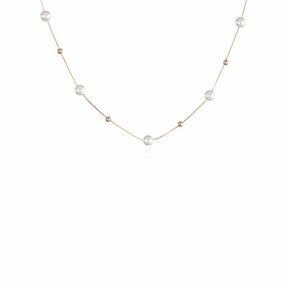 Pearl Grace Necklace - 925 Silver