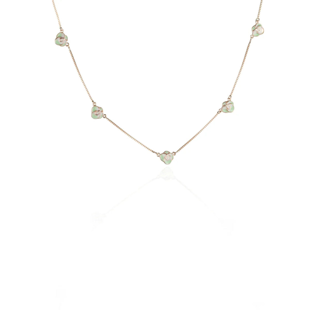 Bloom Whisper Necklace - 925 Silver