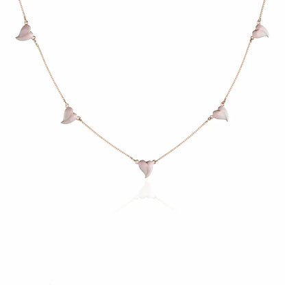 Petal Whisper Necklace - 925 Silver