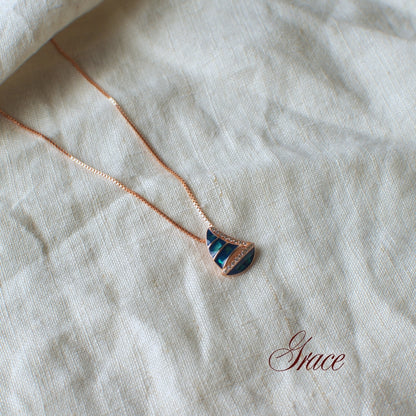 Infinity Grace rose gold Necklace