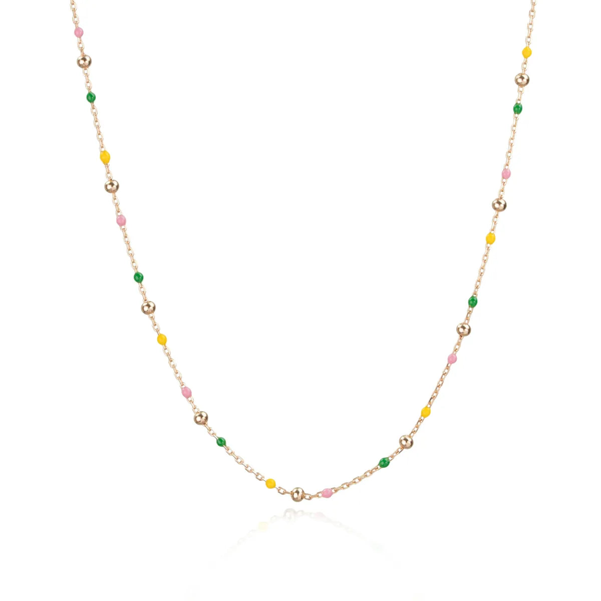 Rosé Prism Charm Necklace - 925 Silver