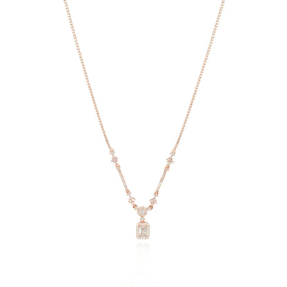 Aurielle Glow Charm Necklace - 925 Silver