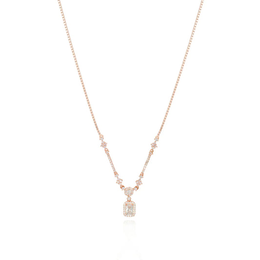 Aurielle Glow Charm Necklace - 925 Silver