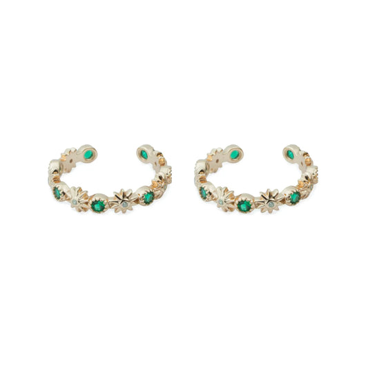 Floral Grace 925 Silver Adjustable Rose Gold Toe Ring