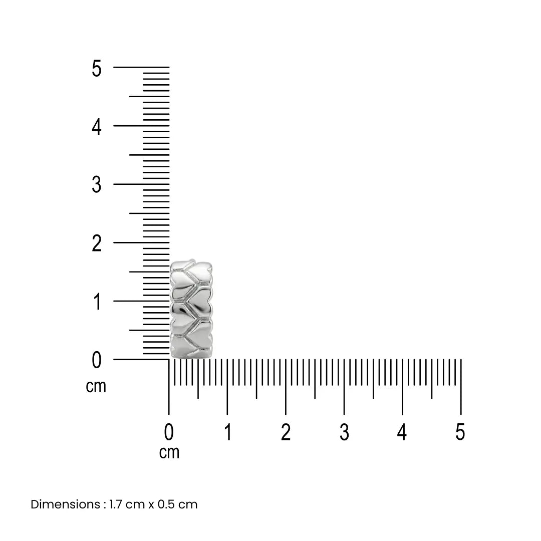 The Silver Weave Huggies Earrings - 925 Silver